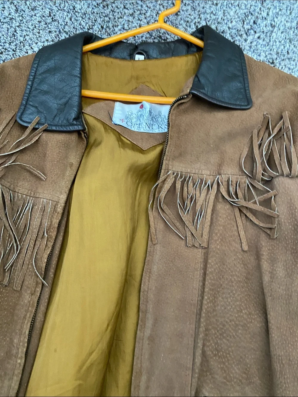 N/A brown suede